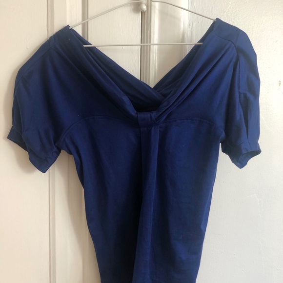 Comptoir des Cotonniers Navy V-Neck - Size S - Picture 4 of 5